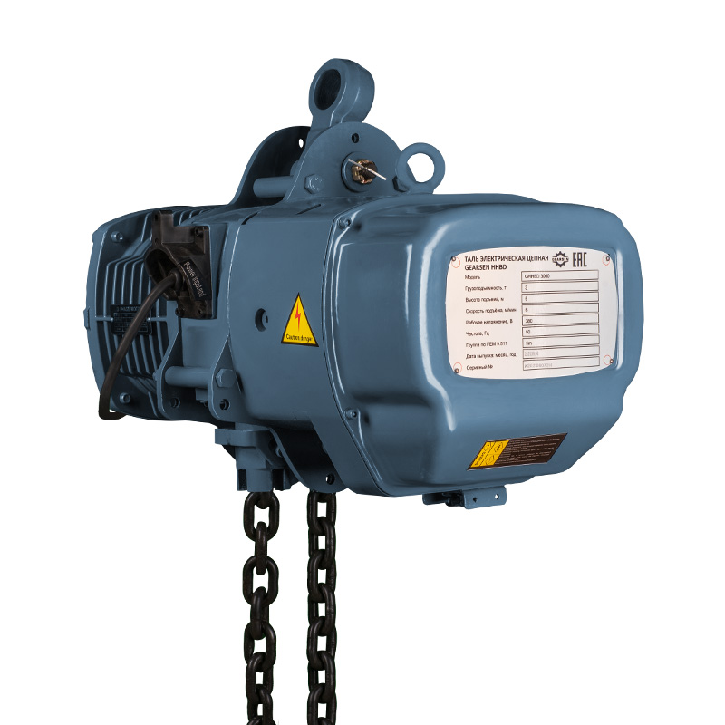 ghhbd-gearsen-3-2 Таль электрическая цепная GEARSEN HHBD 3060 - 3
