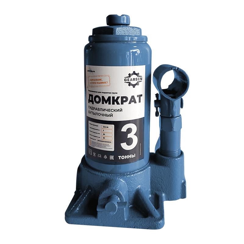 domkrat-butylochnyj-gearsen-3-1 Домкрат гидравлический GEARSEN 3,0 т, (GHJ 30) - 1